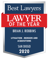 Lawyer of the Year Badge - 2020 - Litigation - Mergers and Acquisitions