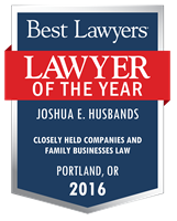 Lawyer of the Year Badge - 2016 - Closely Held Companies and Family Businesses Law