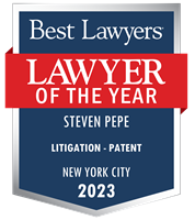 Lawyer of the Year Badge - 2023 - Litigation - Patent