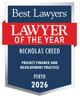 Lawyer of the Year Badge - 2026 - Project Finance and Development Practice