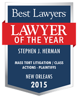 Lawyer of the Year Badge - 2015 - Mass Tort Litigation / Class Actions - Plaintiffs