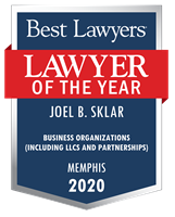 Lawyer of the Year Badge - 2020 - Business Organizations (including LLCs and Partnerships)