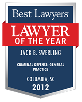 Lawyer of the Year Badge - 2012 - Criminal Defense: General Practice