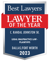 Lawyer of the Year Badge - 2023 - Legal Malpractice Law - Plaintiffs