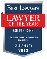 Lawyer of the Year Badge - 2013 - Personal Injury Litigation - Plaintiffs