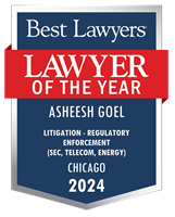 Lawyer of the Year Badge - 2024 - Litigation - Regulatory Enforcement (SEC, Telecom, Energy)