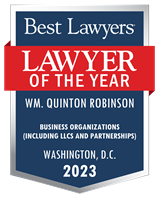 Lawyer of the Year Badge - 2023 - Business Organizations (including LLCs and Partnerships)