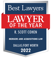 Lawyer of the Year Badge - 2022 - Mergers and Acquisitions Law