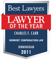 Lawyer of the Year Badge - 2011 - Workers' Compensation Law