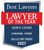 Lawyer of the Year Badge - 2027 - Litigation - Patent