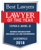 Lawyer of the Year Badge - 2018 - Business Organizations (including LLCs and Partnerships)