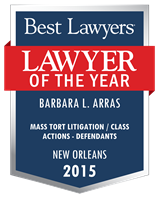 Lawyer of the Year Badge - 2015 - Mass Tort Litigation / Class Actions - Defendants