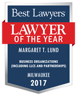 Lawyer of the Year Badge - 2017 - Business Organizations (including LLCs and Partnerships)