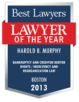 Lawyer of the Year Badge - 2013 - Bankruptcy and Creditor Debtor Rights / Insolvency and Reorganization Law