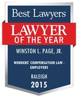 Lawyer of the Year Badge - 2015 - Workers' Compensation Law - Employers