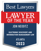 Lawyer of the Year Badge - 2023 - Electronic Discovery and Information Management Law