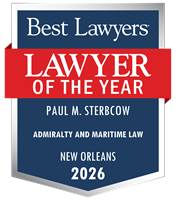 Lawyer of the Year Badge - 2026 - Admiralty and Maritime Law