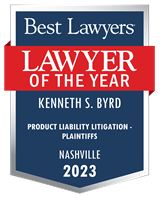 Lawyer of the Year Badge - 2023 - Product Liability Litigation - Plaintiffs