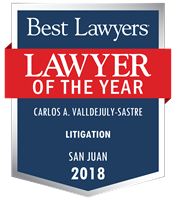 Lawyer of the Year Badge - 2018 - Litigation