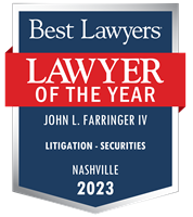 Lawyer of the Year Badge - 2023 - Litigation - Securities
