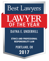 Lawyer of the Year Badge - 2017 - Ethics and Professional Responsibility Law