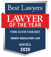 Lawyer of the Year Badge - 2020 - Energy Regulatory Law