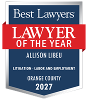 Lawyer of the Year Badge - 2027 - Litigation - Labor and Employment