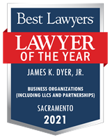 Lawyer of the Year Badge - 2021 - Business Organizations (including LLCs and Partnerships)