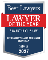 Lawyer of the Year Badge - 2027 - Retirement Villages and Senior Living Law