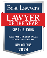 Lawyer of the Year Badge - 2024 - Mass Tort Litigation / Class Actions - Defendants