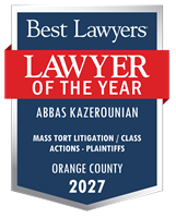 Lawyer of the Year Badge - 2027 - Mass Tort Litigation / Class Actions - Plaintiffs