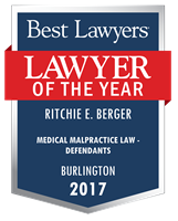 Lawyer of the Year Badge - 2017 - Medical Malpractice Law - Defendants