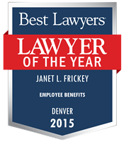 Lawyer of the Year Badge - 2015 - Employee Benefits (ERISA) Law