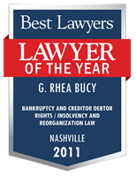 Lawyer of the Year Badge - 2011 - Bankruptcy and Creditor Debtor Rights / Insolvency and Reorganization Law