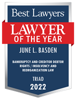 Lawyer of the Year Badge - 2022 - Bankruptcy and Creditor Debtor Rights / Insolvency and Reorganization Law