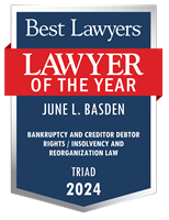 Lawyer of the Year Badge - 2024 - Bankruptcy and Creditor Debtor Rights / Insolvency and Reorganization Law