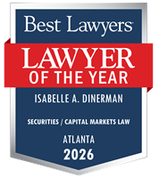 Lawyer of the Year Badge - 2026 - Securities / Capital Markets Law