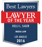 Lawyer of the Year Badge - 2016 - Media Law