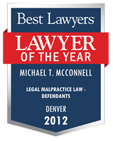 Lawyer of the Year Badge - 2012 - Legal Malpractice Law - Defendants
