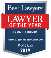 Lawyer of the Year Badge - 2019 - Financial Services Regulation Law