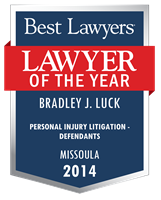 Lawyer of the Year Badge - 2014 - Personal Injury Litigation - Defendants