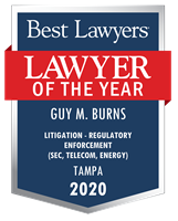 Lawyer of the Year Badge - 2020 - Litigation - Regulatory Enforcement (SEC, Telecom, Energy)