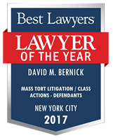 Lawyer of the Year Badge - 2017 - Mass Tort Litigation / Class Actions - Defendants