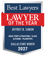 Lawyer of the Year Badge - 2027 - Mass Tort Litigation / Class Actions - Plaintiffs