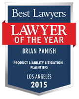 Lawyer of the Year Badge - 2015 - Product Liability Litigation - Plaintiffs