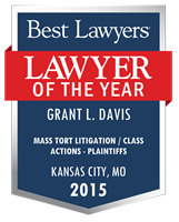 Lawyer of the Year Badge - 2015 - Mass Tort Litigation / Class Actions - Plaintiffs