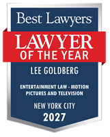 Lawyer of the Year Badge - 2027 - Entertainment Law - Motion Pictures and Television