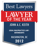 Lawyer of the Year Badge - 2012 - Legal Malpractice Law - Defendants