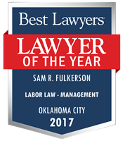 Lawyer of the Year Badge - 2017 - Labor Law - Management