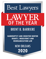 Lawyer of the Year Badge - 2020 - Bankruptcy and Creditor Debtor Rights / Insolvency and Reorganization Law